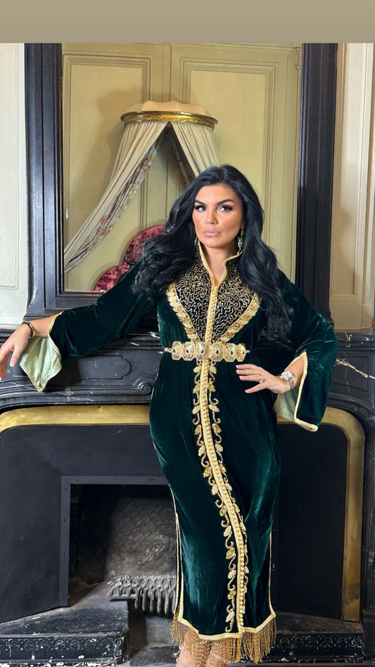 Location - Caftan "Jasmine " Émeraude