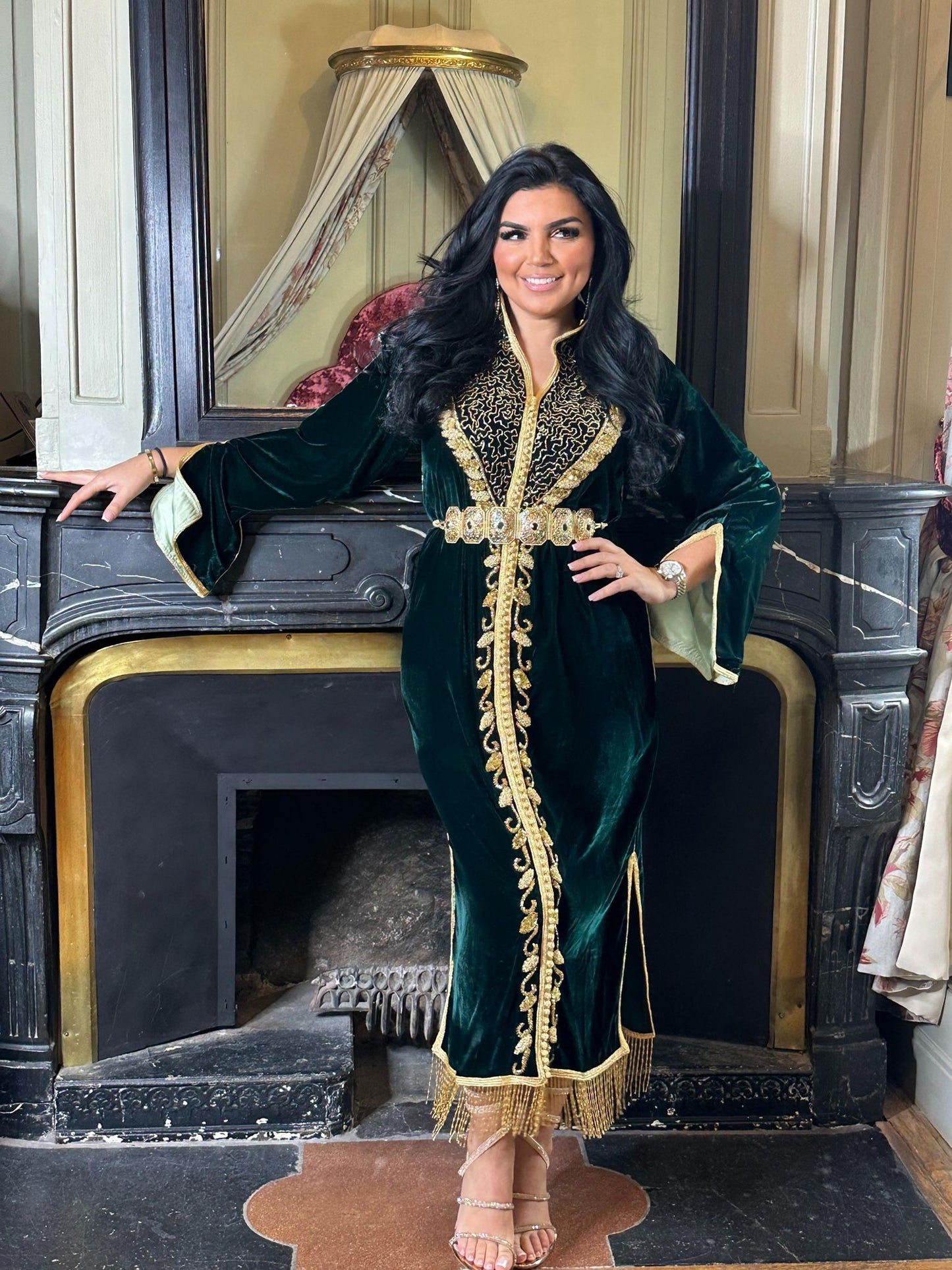 Location - Caftan "Jasmine " Émeraude