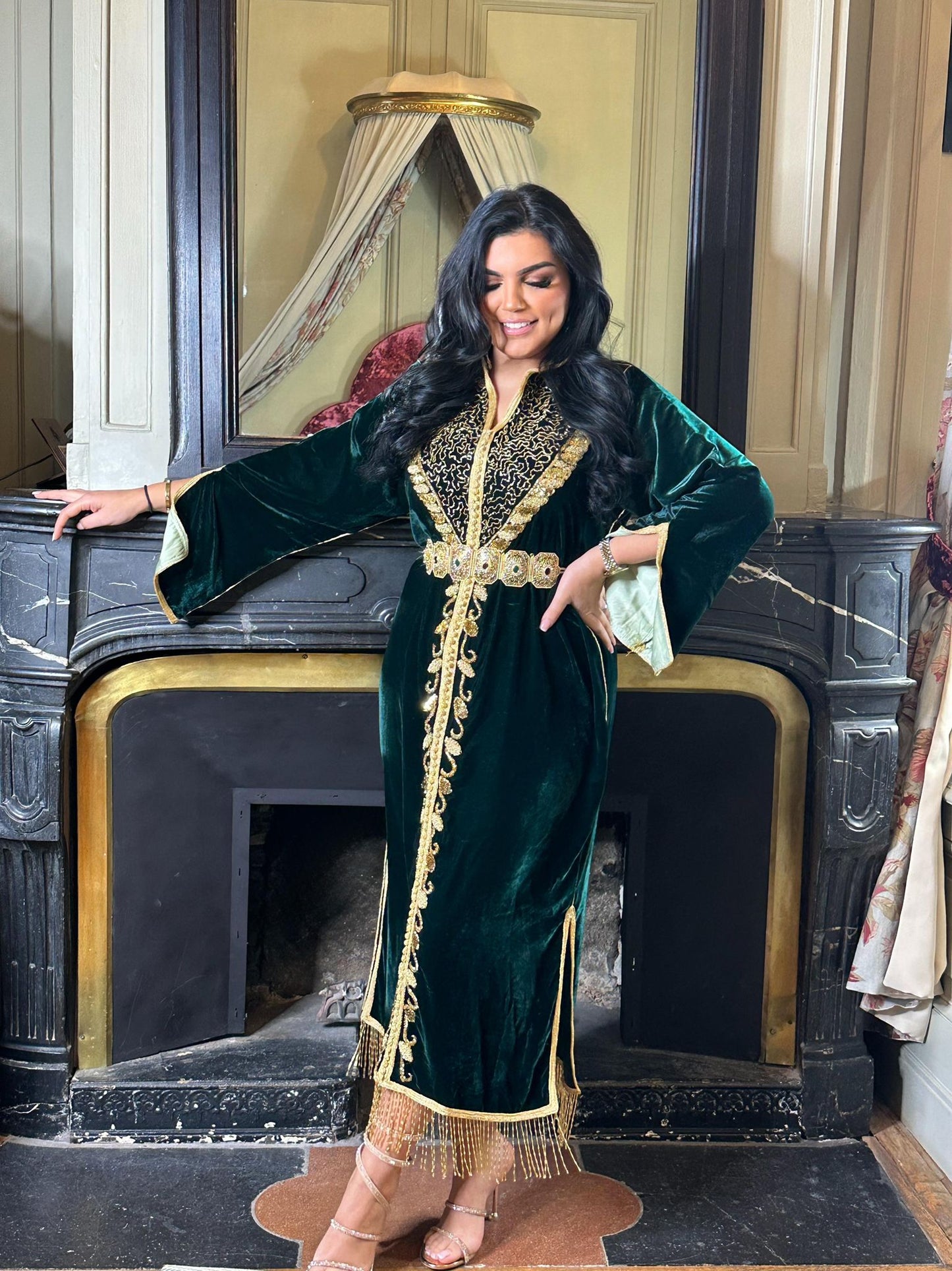 Location - Caftan "Jasmine " Émeraude