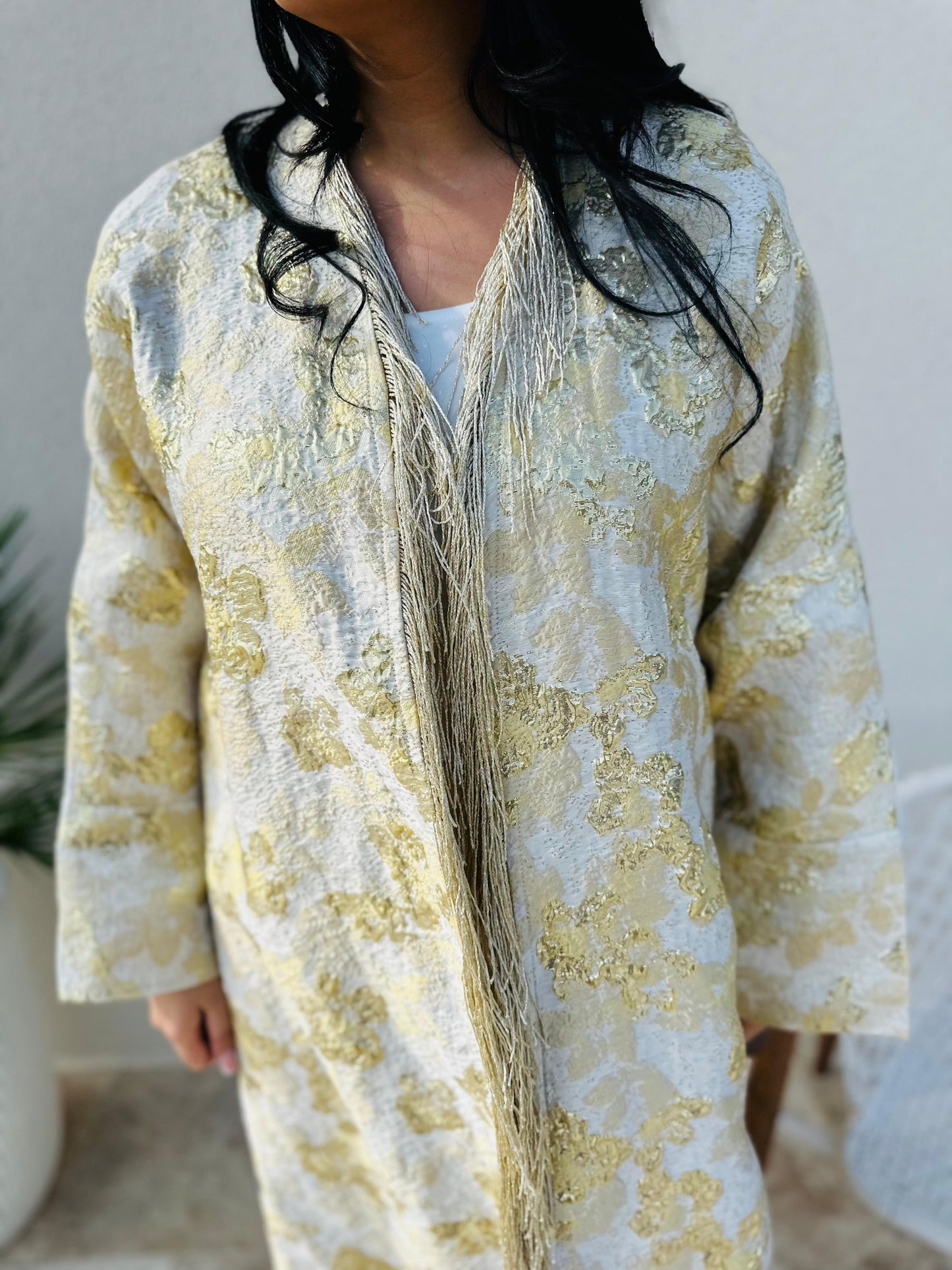 Vente Kimono Prestige – Blanc &amp; Doré