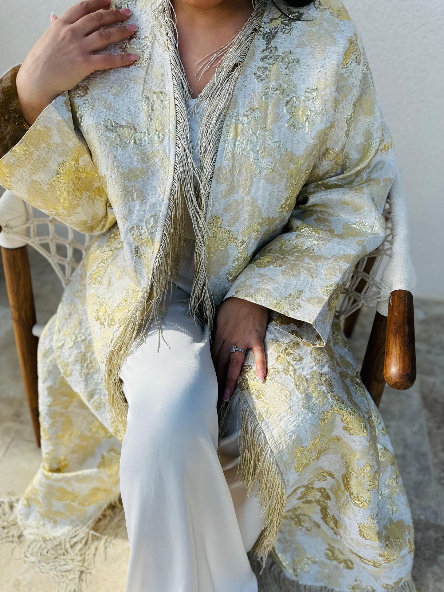 Vente Kimono Prestige – Blanc &amp; Doré