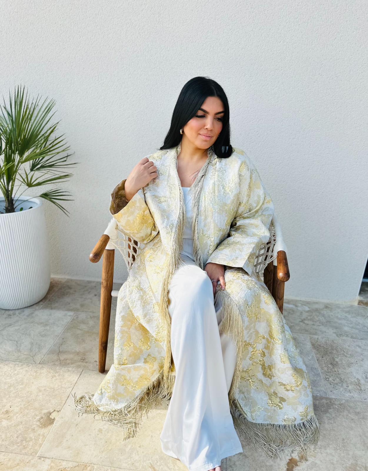 Vente Kimono Prestige – Blanc &amp; Doré