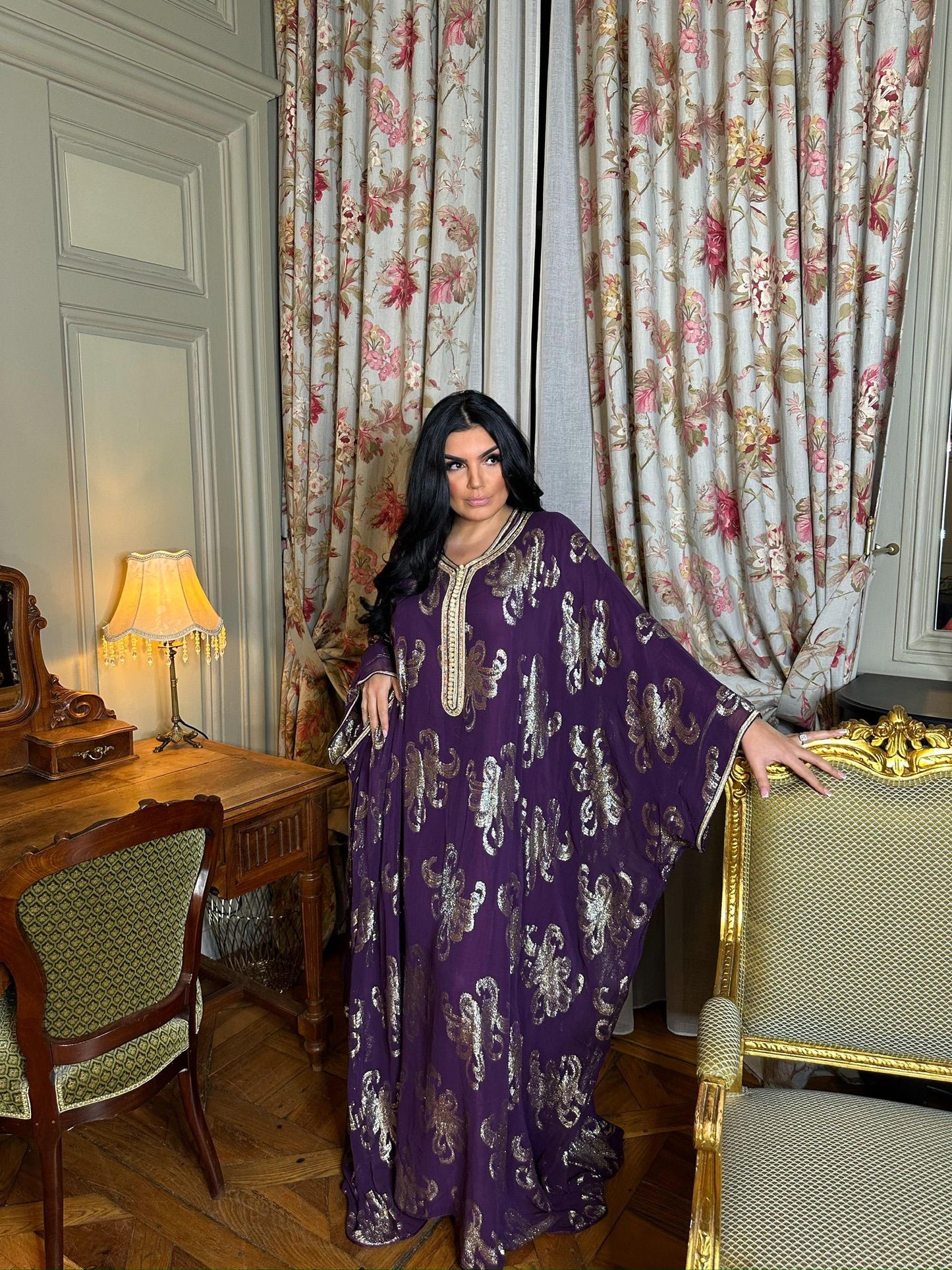 Vente abaya Fluide Brodé