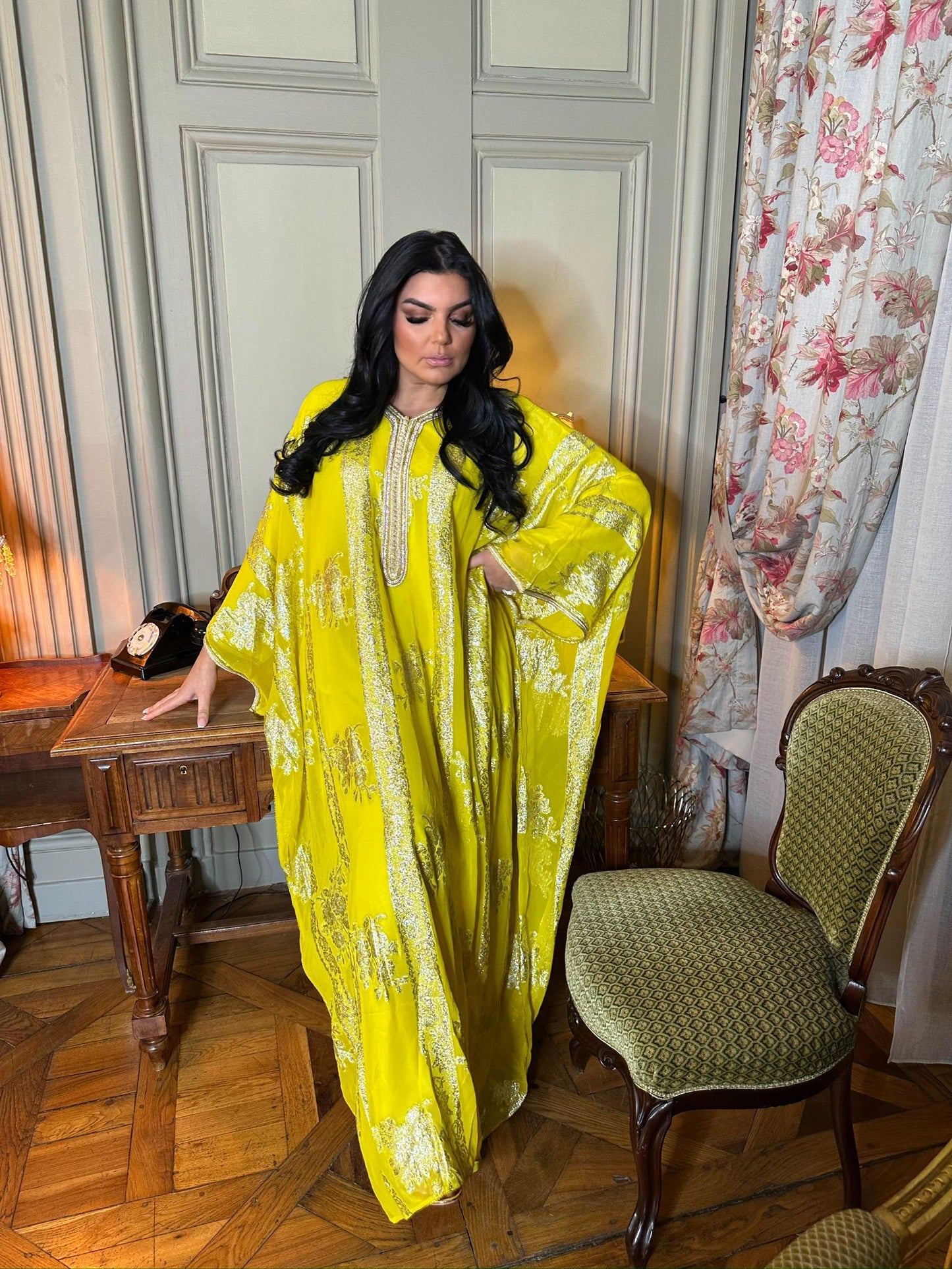 Vente abaya Fluide Brodé
