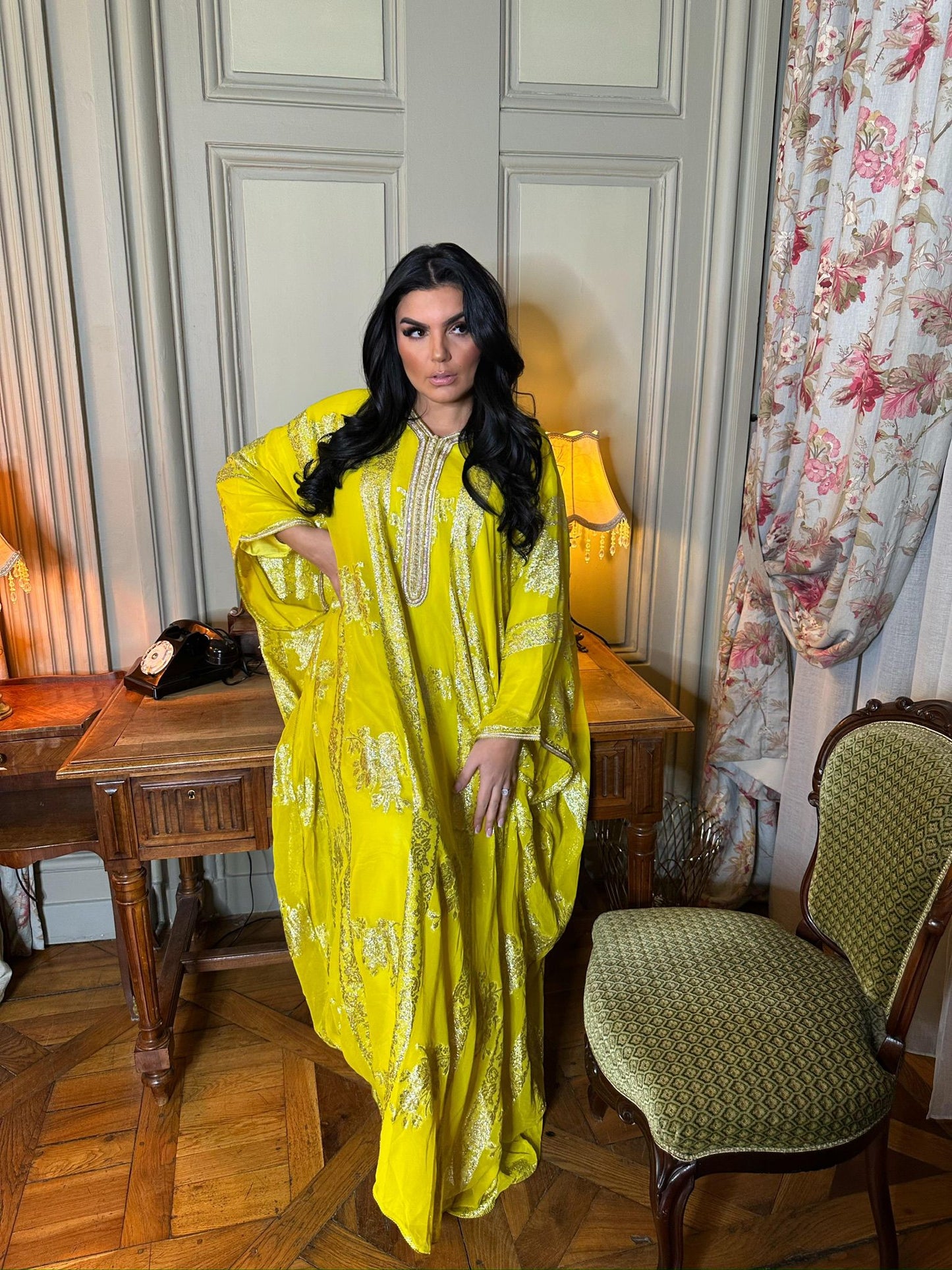 Vente abaya Fluide Brodé