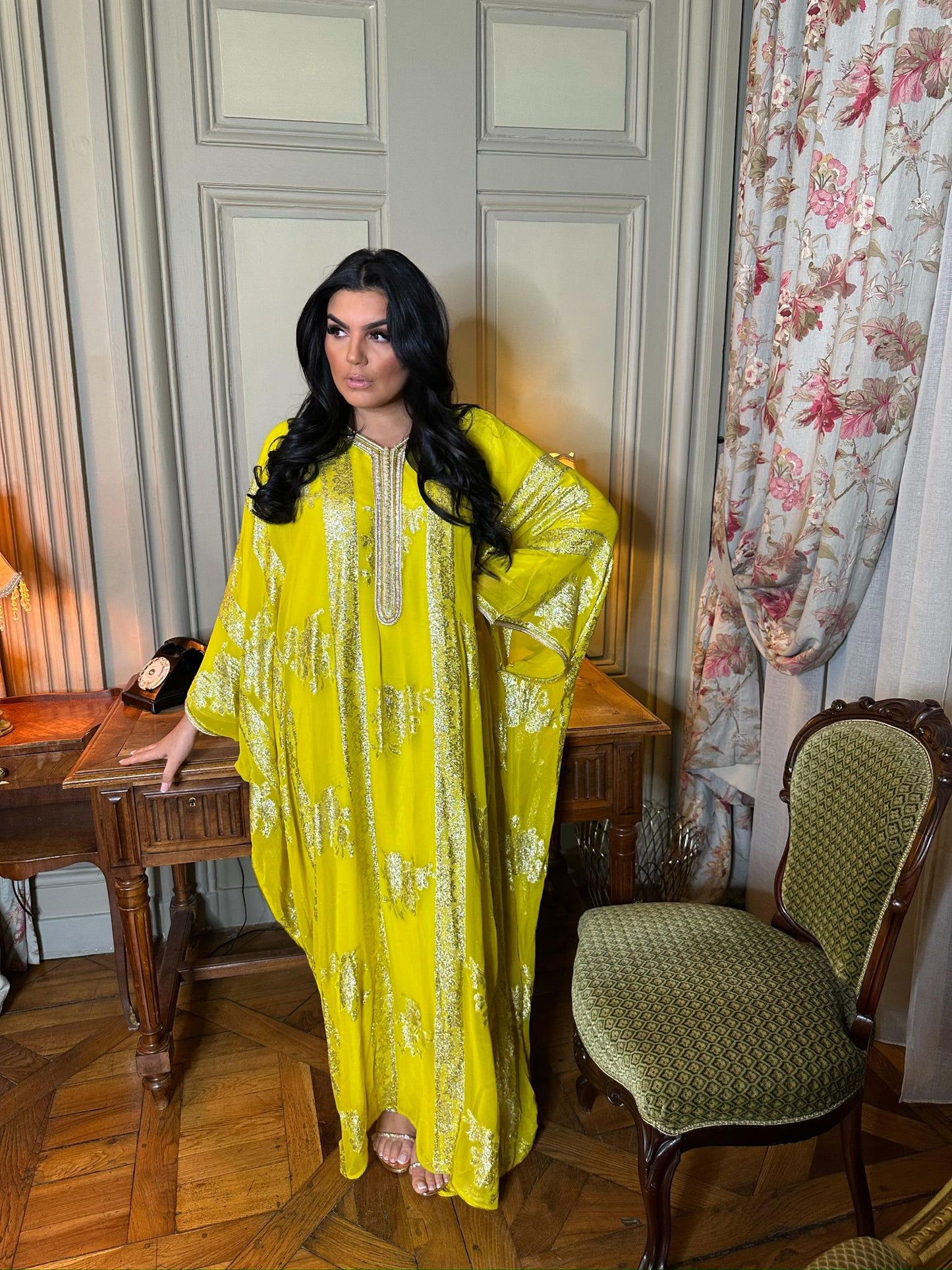 Vente abaya Fluide Brodé