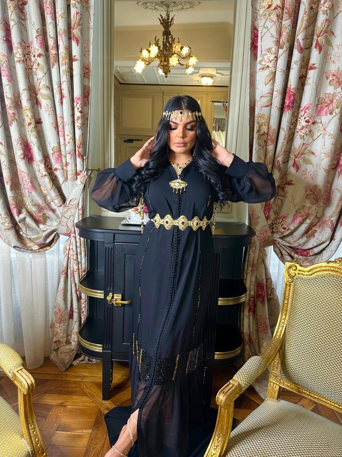 Location - Caftan “LAYALI” – Nuit Dorée