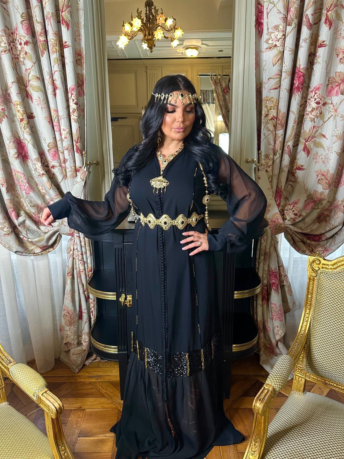 Location - Caftan “LAYALI” – Nuit Dorée